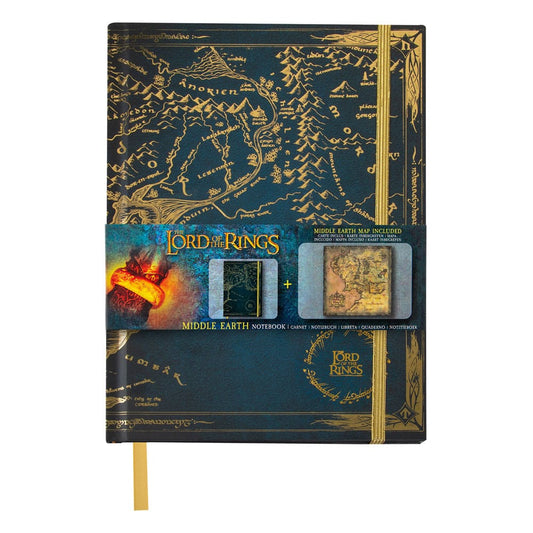 Herr der Ringe Notizbuch Map of Middle Earth - Preorder - ETA: 18.10.2025