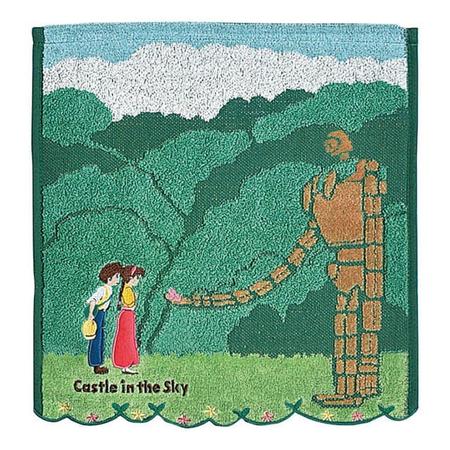 Das Schloss im Himmel Mini-Handtuch Robot Soldier 34 x 36 cm  - Versand: 7 Tage nach Bestellung