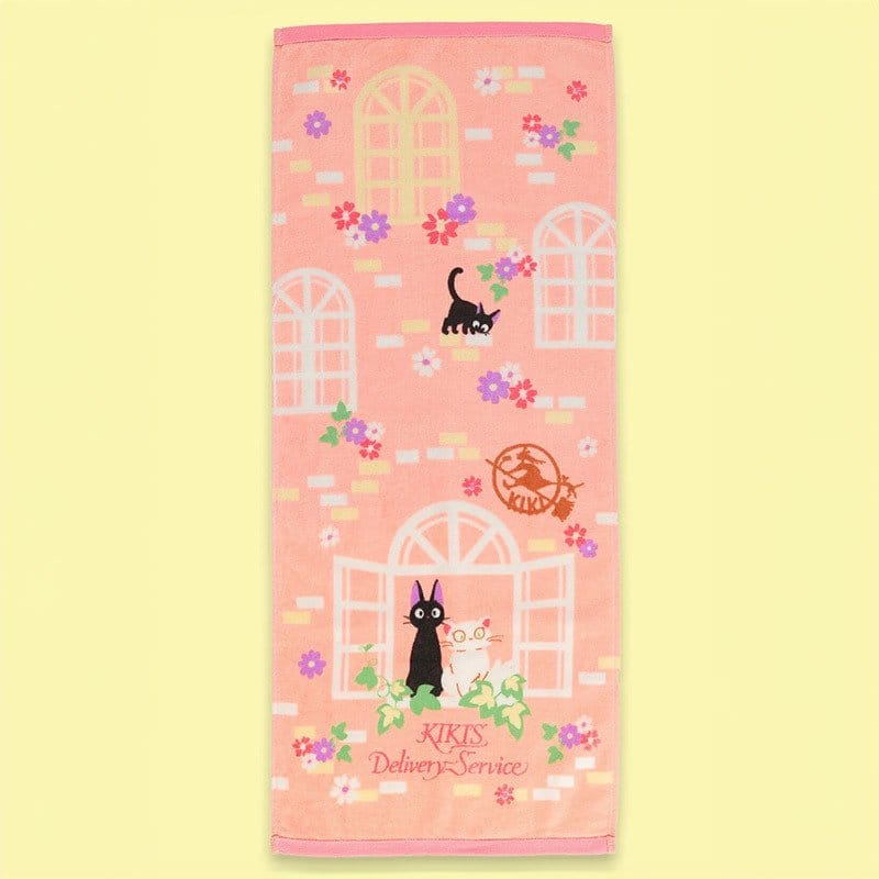 Kiki´s kleiner Lieferservice Natsu Handtuch Sweet Pink Jiji 34 x 80 cm - Preorder - ETA: 24.12.2026