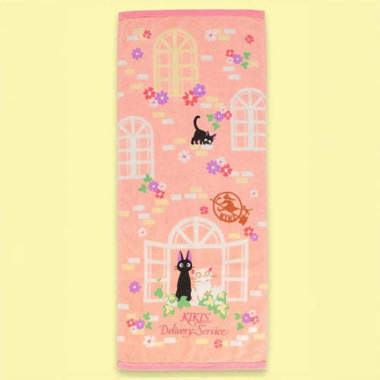 Kiki´s kleiner Lieferservice Natsu Handtuch Sweet Pink Jiji 34 x 80 cm - Preorder - ETA: 24.12.2026