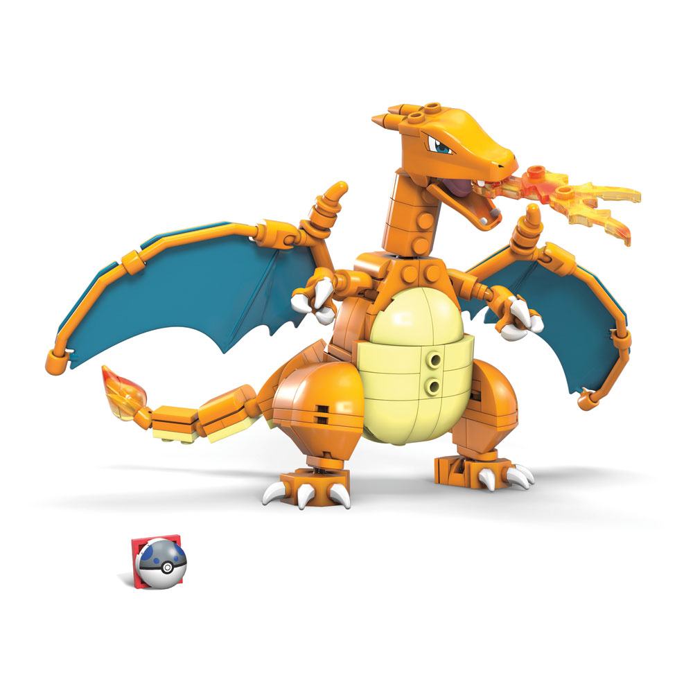 Pokémon Mega Construx Wonder Builders Bauset Glurak 10 cm - Preorder - ETA: 27.12.2025