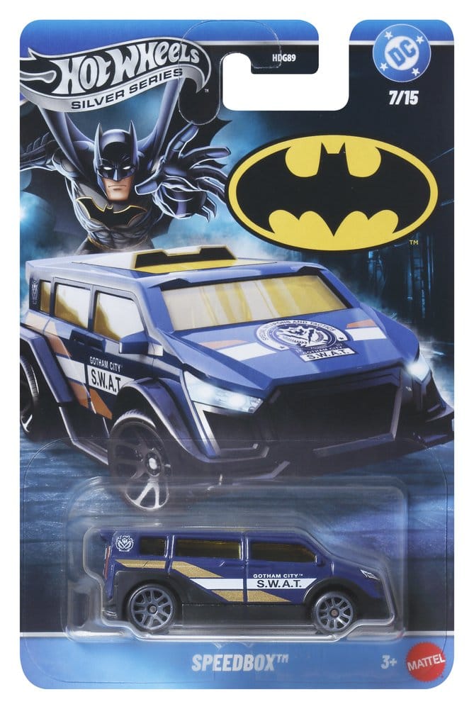 Batman Hot Wheels Silver Series Die-Cast Fahrzeuge 1/64 979T Sortiment (24) - Versand: 7 Tage nach Bestellung