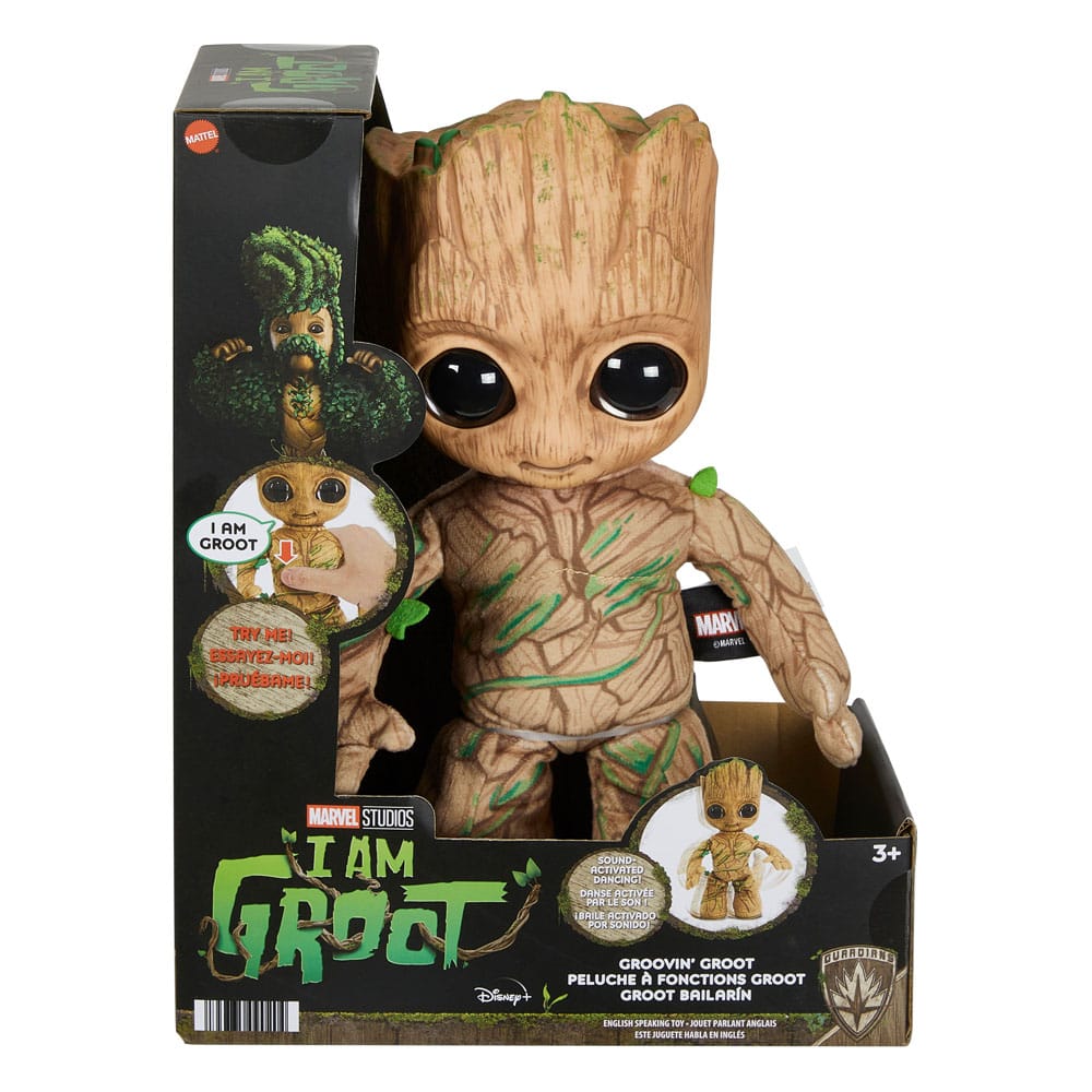 I Am Groot Elektronische Plüschfigur Groovin' Groot 28 cm *Englische Version* - Versand: 5-7 Tage nach Bestellung