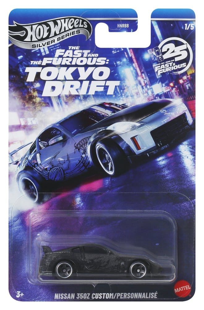 Fast & Furious Hot Wheels Silver Series Die-Cast Fahrzeuge 1/64 979M Tokyo Drift Sortiment (24) - Versand: 7 Tage nach Bestellung