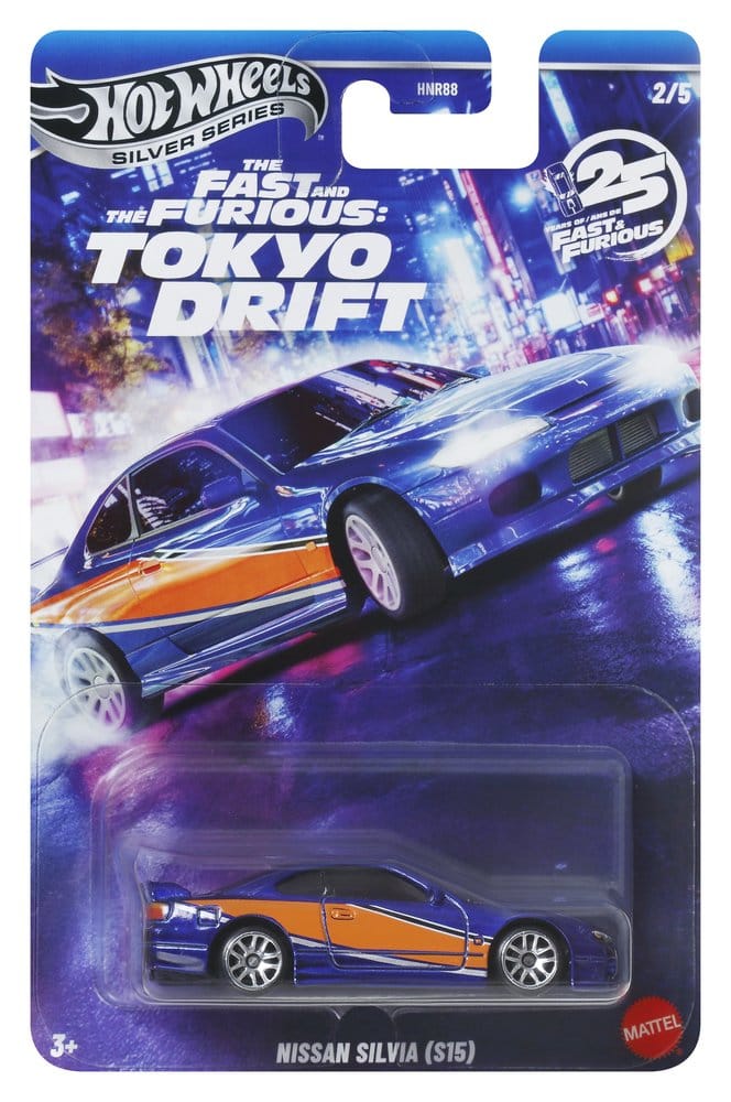 Fast & Furious Hot Wheels Silver Series Die-Cast Fahrzeuge 1/64 979M Tokyo Drift Sortiment (24) - Versand: 7 Tage nach Bestellung