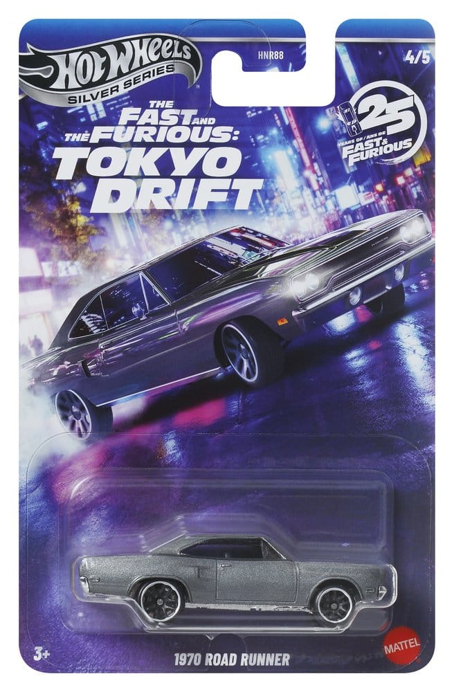 Fast & Furious Hot Wheels Silver Series Die-Cast Fahrzeuge 1/64 979M Tokyo Drift Sortiment (24) - Versand: 7 Tage nach Bestellung