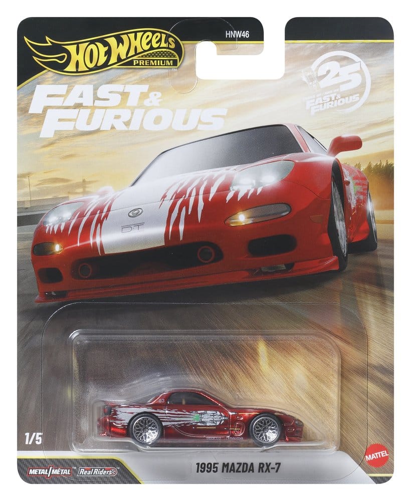 Fast & Furious Hot Wheels Premium Die-Cast Fahrzeuge 1/64 979P Sortiment (10) - Versand: 7 Tage nach Bestellung