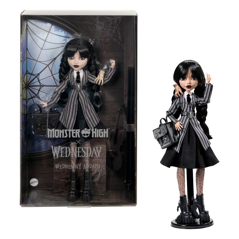 Monster High x Wednesday Puppe Wednesday Addams - Versand: 7 Tage nach Bestellung