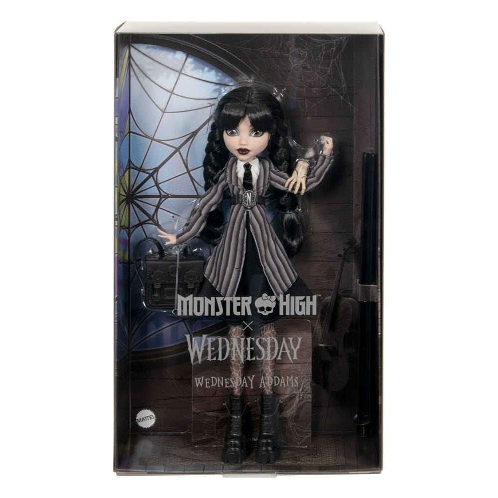 Monster High x Wednesday Puppe Wednesday Addams - Versand: 7 Tage nach Bestellung
