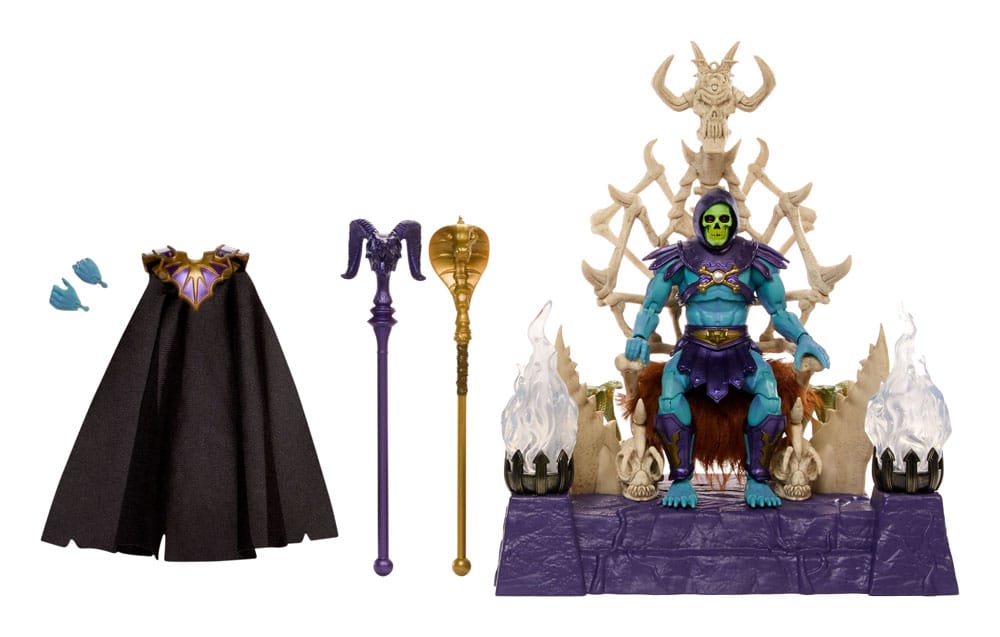 Masters of the Universe: New Eternia Masterverse Actionfigur Skeletor & Throne 18 cm - Versand: 5-7 Tage nach Bestellung