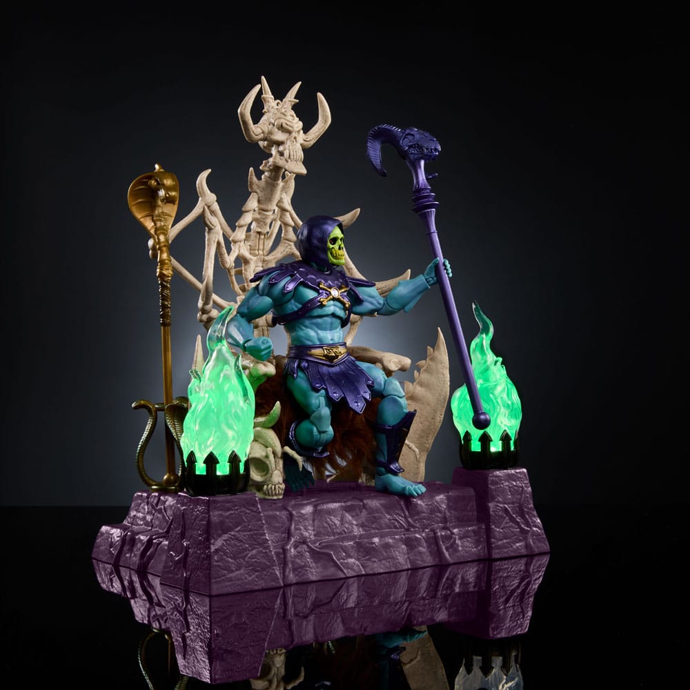 Masters of the Universe: New Eternia Masterverse Actionfigur Skeletor & Throne 18 cm - Versand: 5-7 Tage nach Bestellung