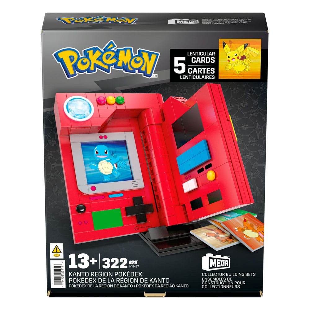Pokémon MEGA Kanto-Region Pokédex - Versand: 5-7 Tage nach Bestellung
