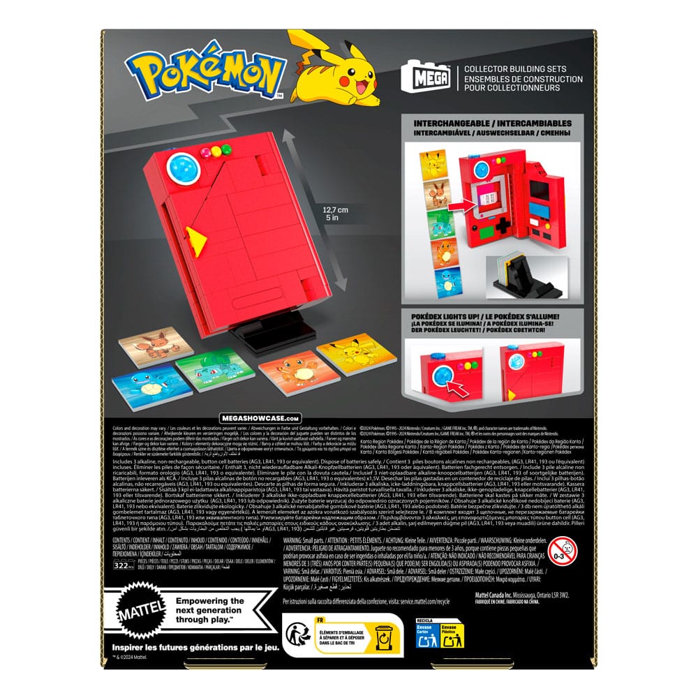 Pokémon MEGA Kanto-Region Pokédex - Versand: 5-7 Tage nach Bestellung