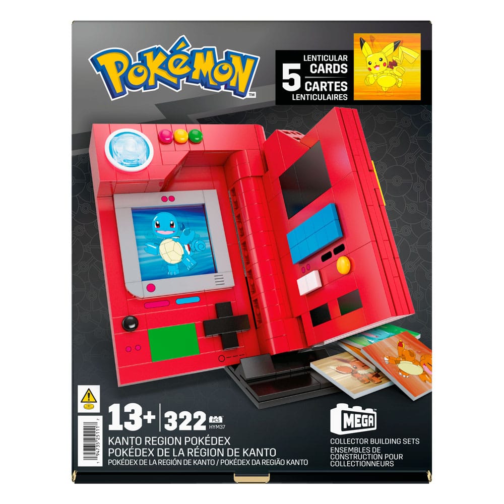 Pokémon MEGA Kanto-Region Pokédex - Versand: 5-7 Tage nach Bestellung