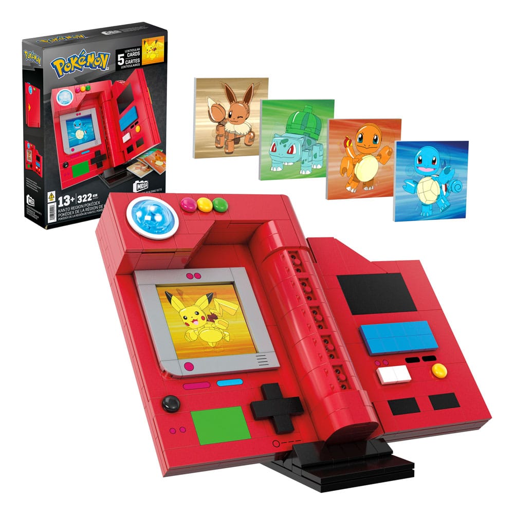 Pokémon MEGA Kanto-Region Pokédex - Versand: 5-7 Tage nach Bestellung