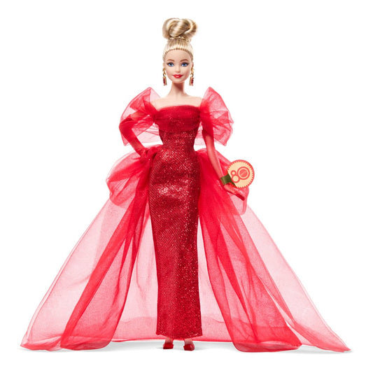 Barbie Signature Puppe 80th Anniversary Blonde - Versand: 5-7 Tage nach Bestellung