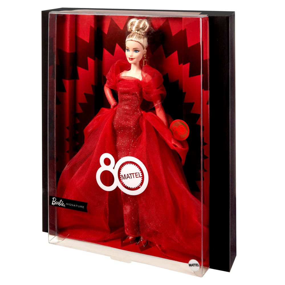 Barbie Signature Puppe 80th Anniversary Blonde - Versand: 5-7 Tage nach Bestellung