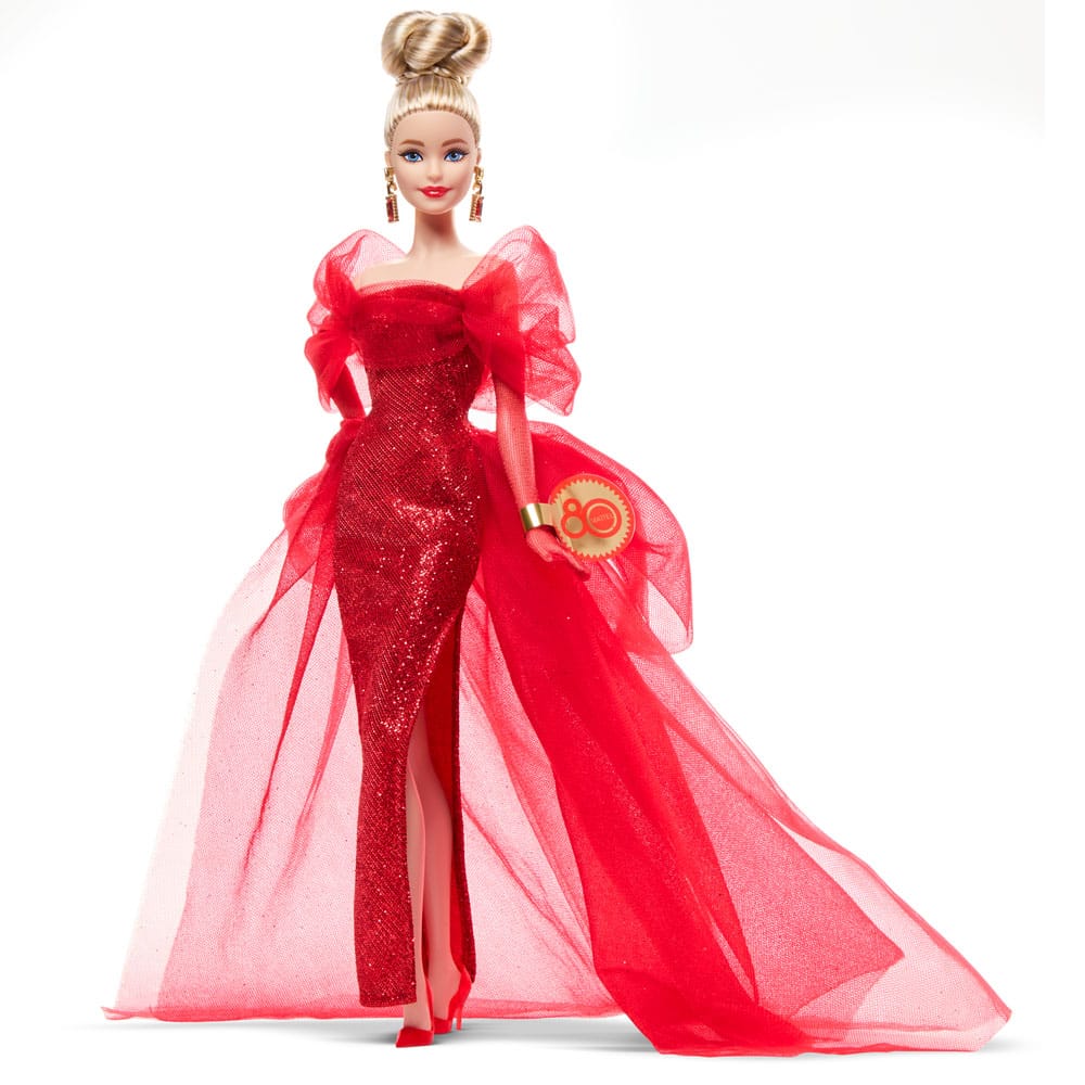 Barbie Signature Puppe 80th Anniversary Blonde - Versand: 5-7 Tage nach Bestellung