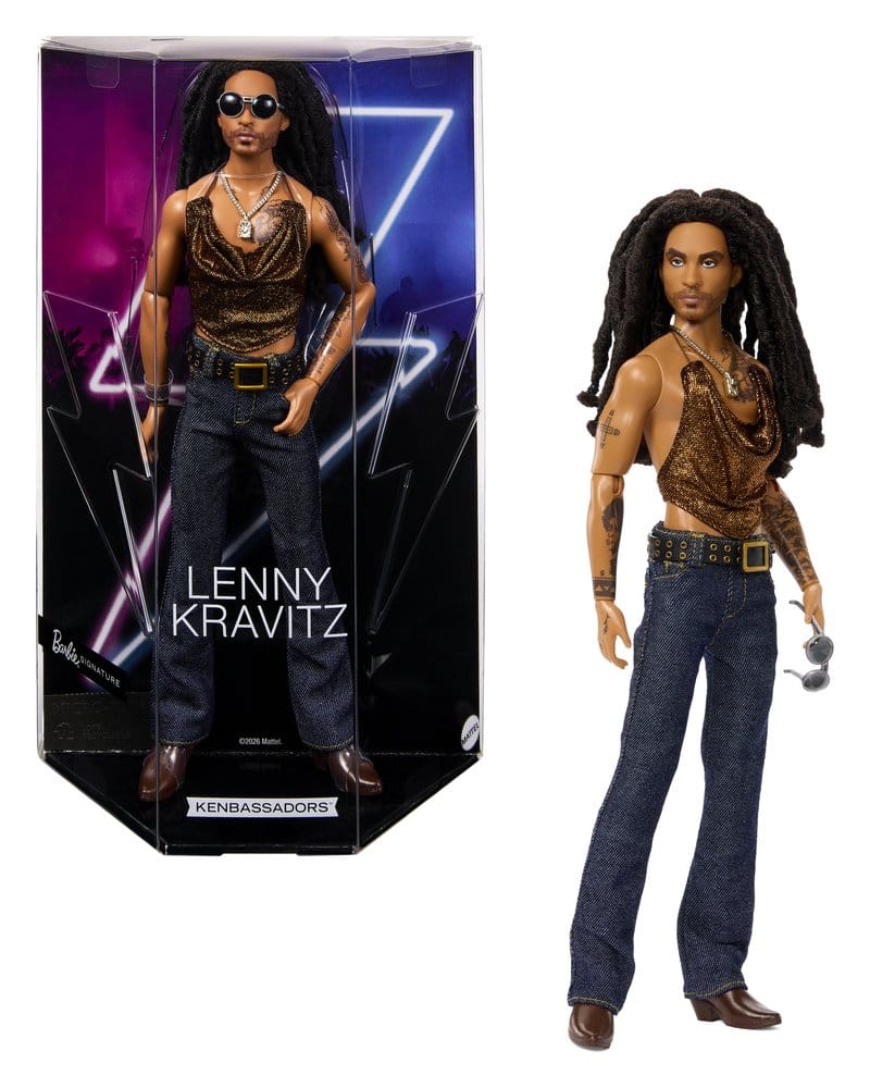 Barbie Signature Puppe Kenbassadors: Lenny Kravitz - Versand: 7 Tage nach Bestellung