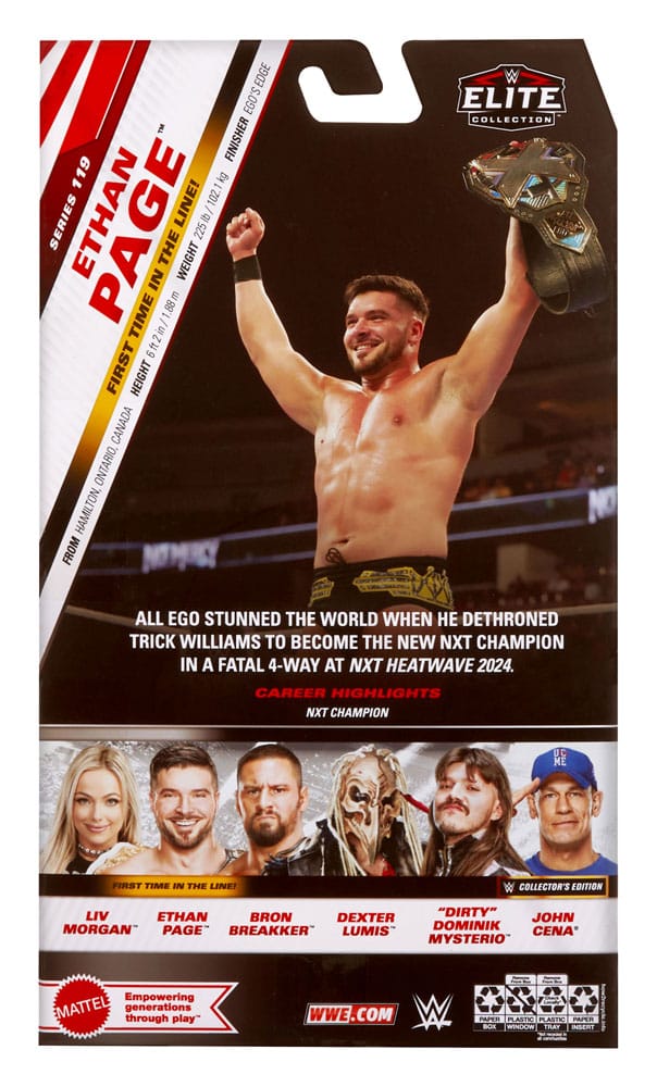 WWE Elite Collection Actionfigur Ethan Page 15 cm - Versand: 7 Tage nach Bestellung