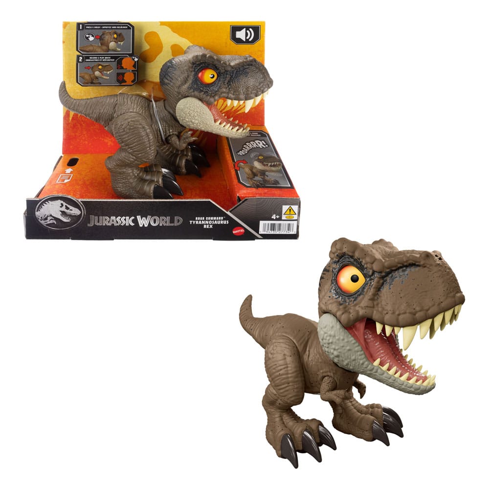 Jurassic World Actionfigur mit Sound Roar Command Tyrannosaurus Rex 16 cm - Versand: 5-7 Tage nach Bestellung