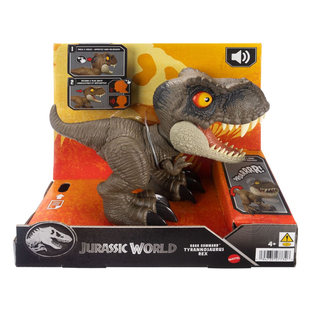 Jurassic World Actionfigur mit Sound Roar Command Tyrannosaurus Rex 16 cm - Versand: 5-7 Tage nach Bestellung