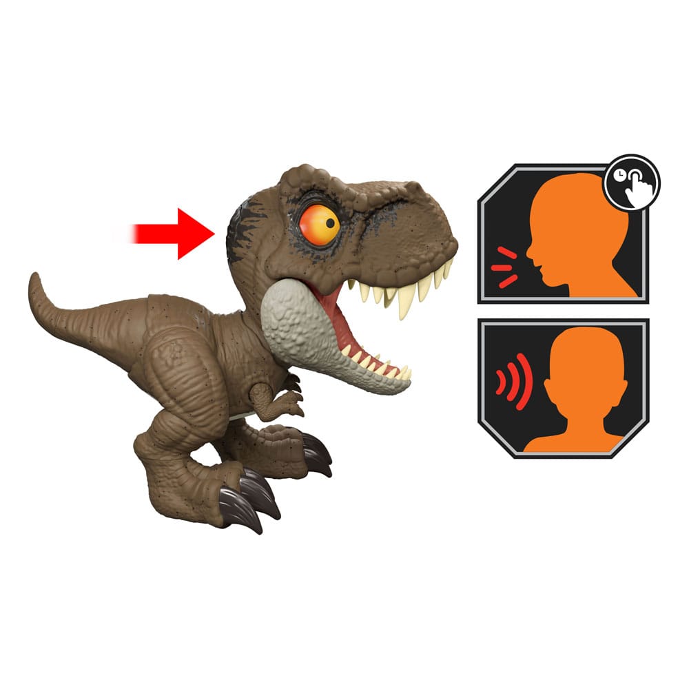 Jurassic World Actionfigur mit Sound Roar Command Tyrannosaurus Rex 16 cm - Versand: 5-7 Tage nach Bestellung