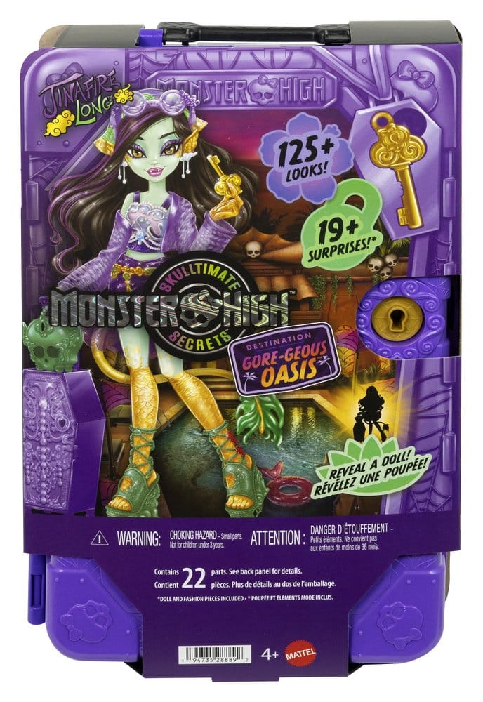 Monster High Skulltimate Secrets Puppe Destination: Gore-geous Oasis - Jinafire Long - Versand: 7 Tage nach Bestellung