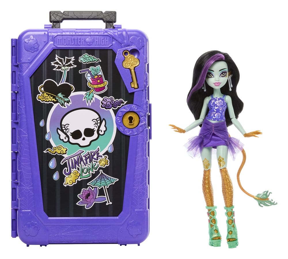 Monster High Skulltimate Secrets Puppe Destination: Gore-geous Oasis - Jinafire Long - Versand: 7 Tage nach Bestellung