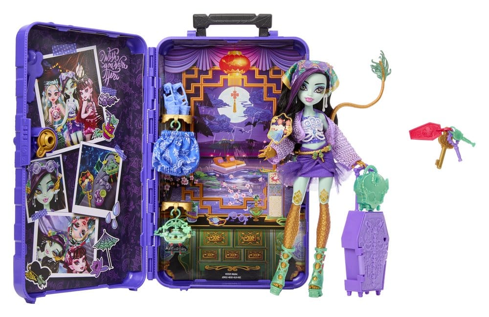 Monster High Skulltimate Secrets Puppe Destination: Gore-geous Oasis - Jinafire Long - Versand: 7 Tage nach Bestellung