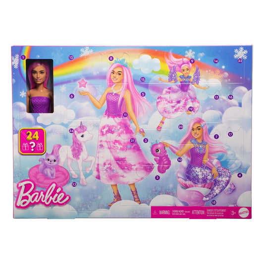 Barbie Adventskalender mit Puppe Fantasy - Versand: 5-7 Tage nach Bestellung