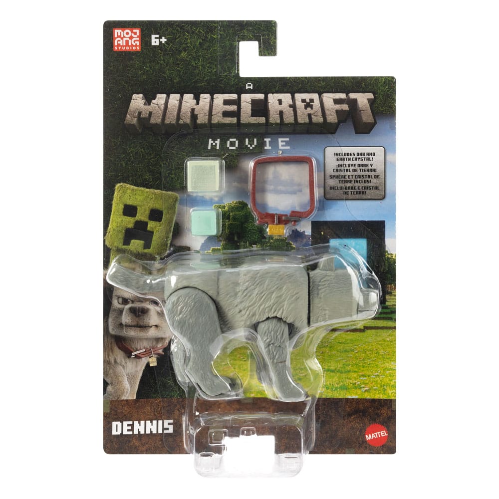 Ein Minecraft Film Actionfigur Dennis der Wolf 10 cm - Preorder - ETA: 27.12.2025