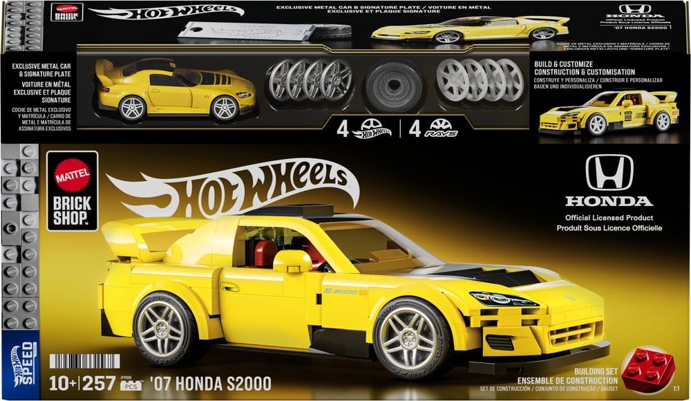 Hot Wheels Speed Series Mattel Brick Shop Bauset 1/32 '07 Honda S2000 - Preorder - ETA: 30.06.2026