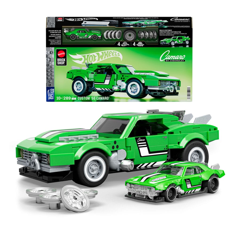 Mattel Brick Shop Hot Wheels Speed Series Bauset 1/32 Custom '68 Camaro - Preorder - ETA: 08.08.2026