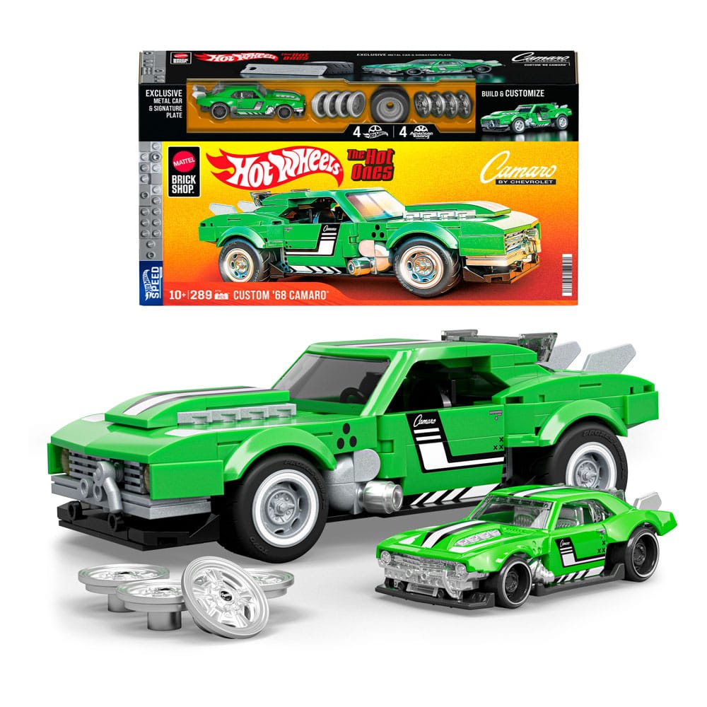 Mattel Brick Shop Hot Wheels Speed Series Bauset 1/32 Custom '68 Camaro - Preorder - ETA: 08.08.2026