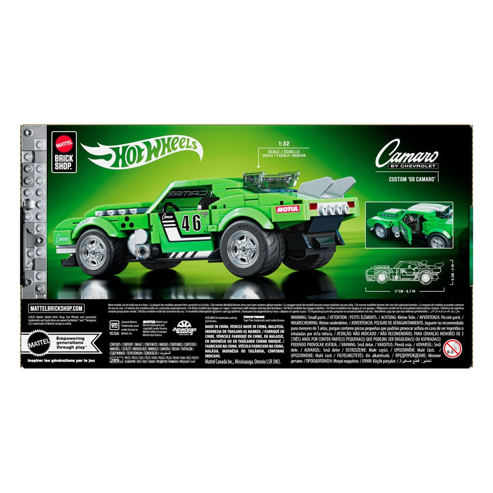 Mattel Brick Shop Hot Wheels Speed Series Bauset 1/32 Custom '68 Camaro - Preorder - ETA: 08.08.2026