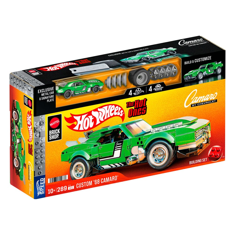 Mattel Brick Shop Hot Wheels Speed Series Bauset 1/32 Custom '68 Camaro - Preorder - ETA: 08.08.2026