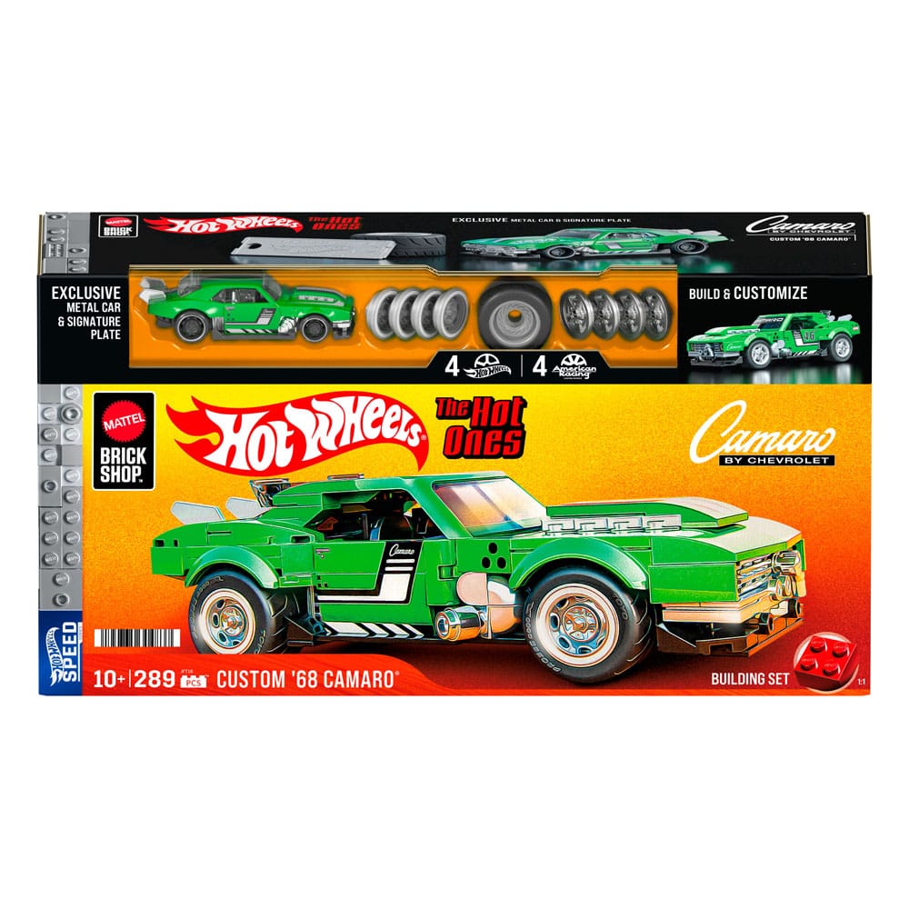 Mattel Brick Shop Hot Wheels Speed Series Bauset 1/32 Custom '68 Camaro - Preorder - ETA: 08.08.2026
