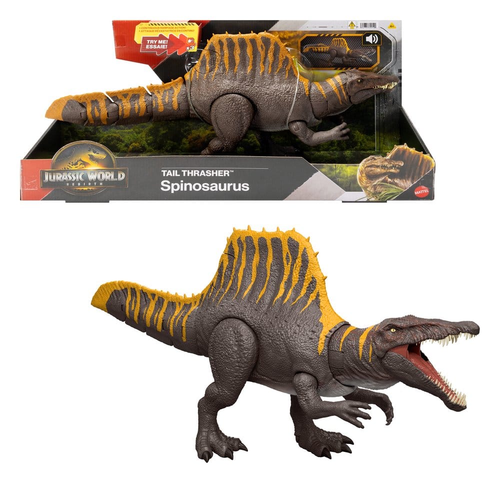 Jurassic World: Die Wiedergeburt Actionfigur Tail Thrasher Spinosaurus 55 cm - Versand: 7 Tage nach Bestellung