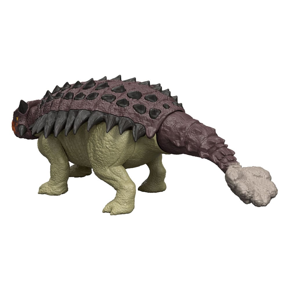 Jurassic World: Die Wiedergeburt Actionfigur mit Sound Wild Roar Ankylosaurus 7 cm - Versand: 5-7 Tage nach Bestellung