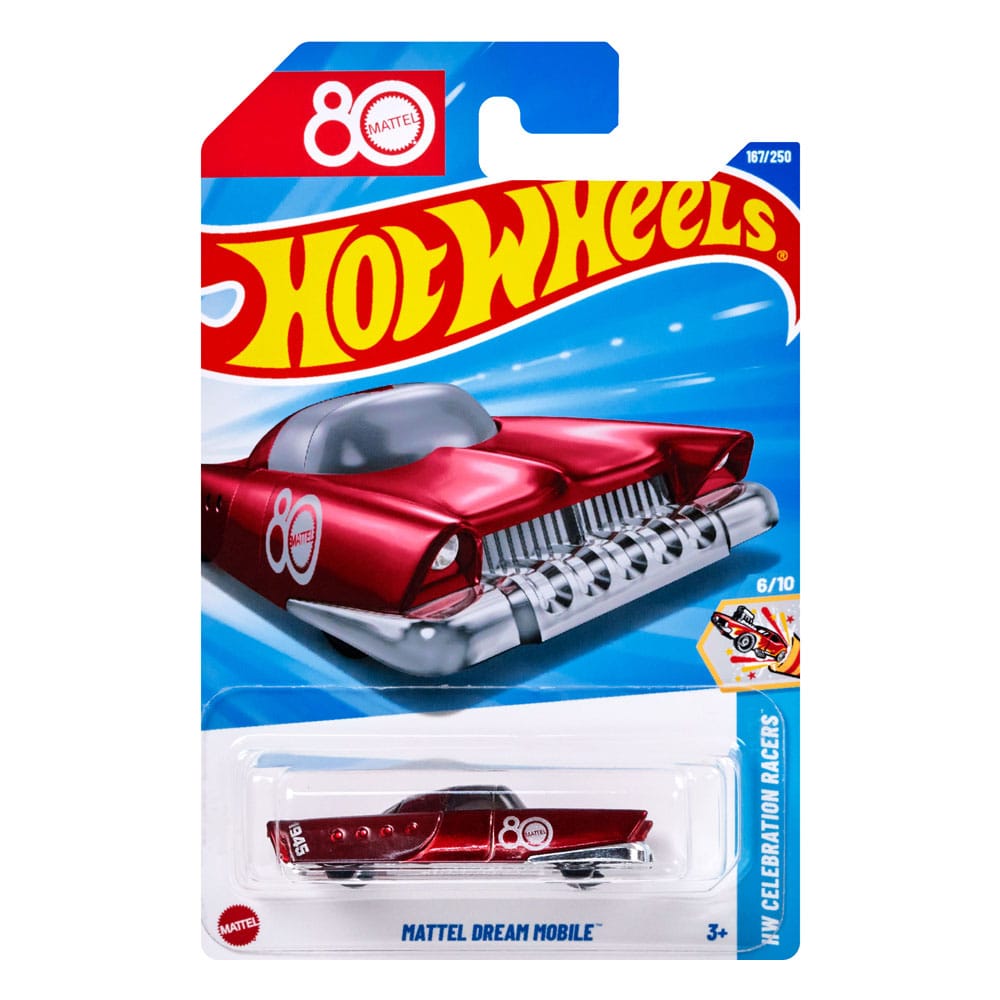 Hot Wheels HW Celebration Racers Diecast Modellauto 1/64 80th Anniversary Mattel Dream Mobile - Versand: 7 Tage nach Bestellung