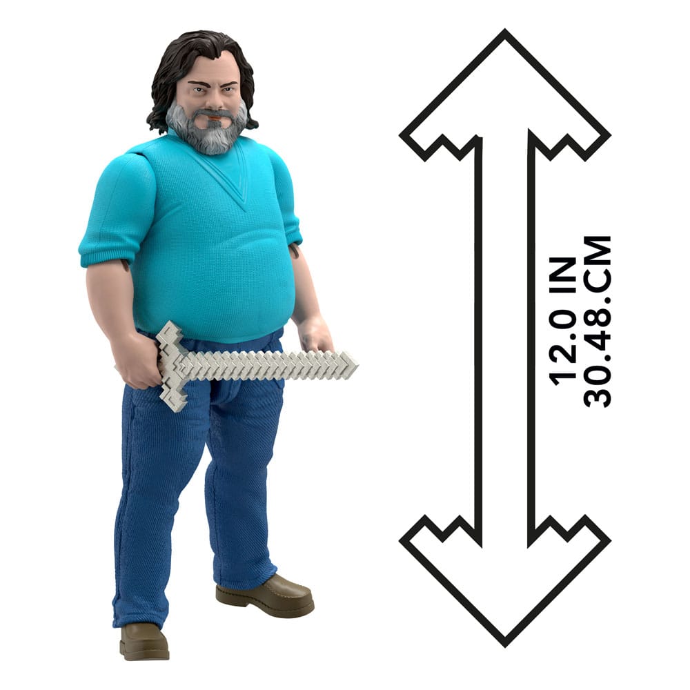 Ein Minecraft Film Actionfigur Steve 30 cm - Preorder - ETA: 01.10.2025