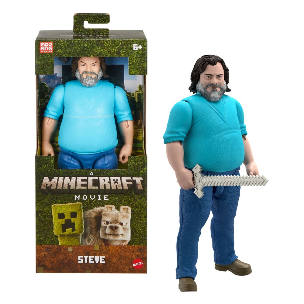 Ein Minecraft Film Actionfigur Steve 30 cm - Preorder - ETA: 01.10.2025