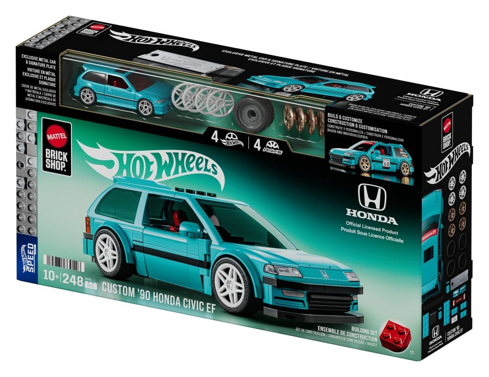 Hot Wheels Speed Series Mattel Brick Shop Bauset 1/32 Custom ’90 Honda Civic EF - Preorder - ETA: 17.07.2026