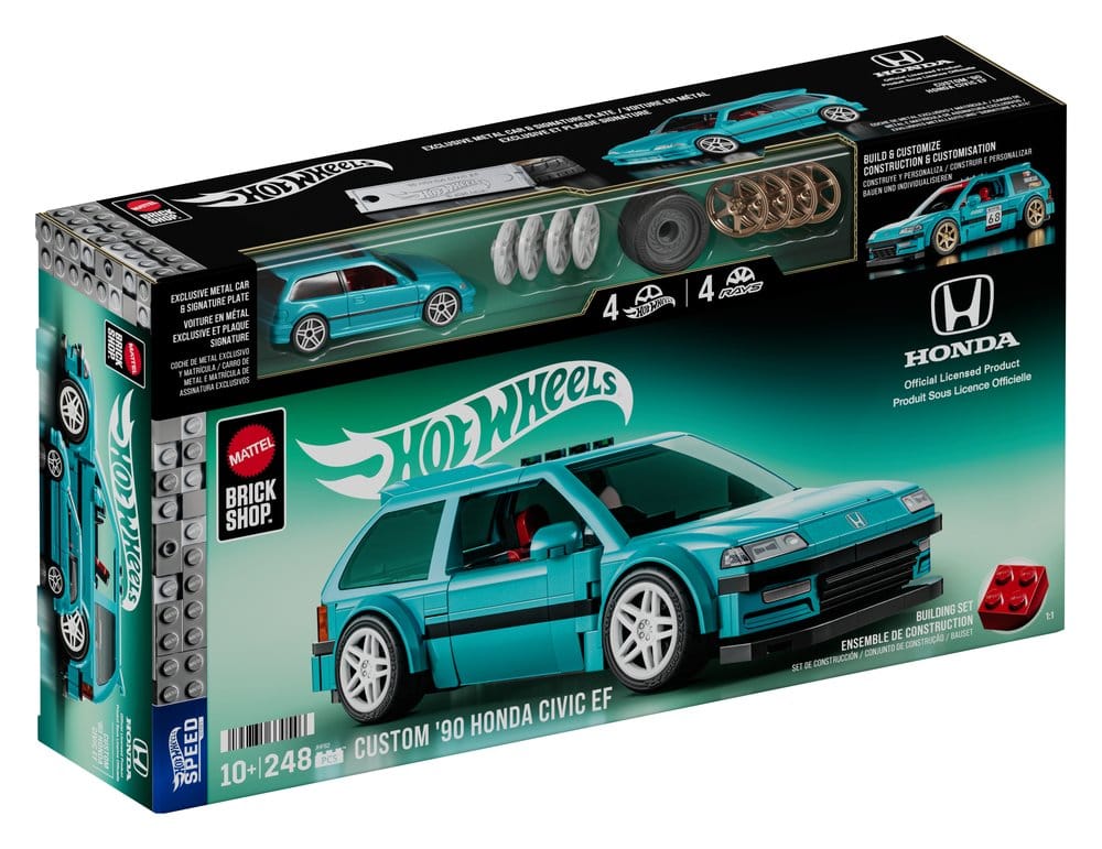 Hot Wheels Speed Series Mattel Brick Shop Bauset 1/32 Custom ’90 Honda Civic EF - Preorder - ETA: 17.07.2026