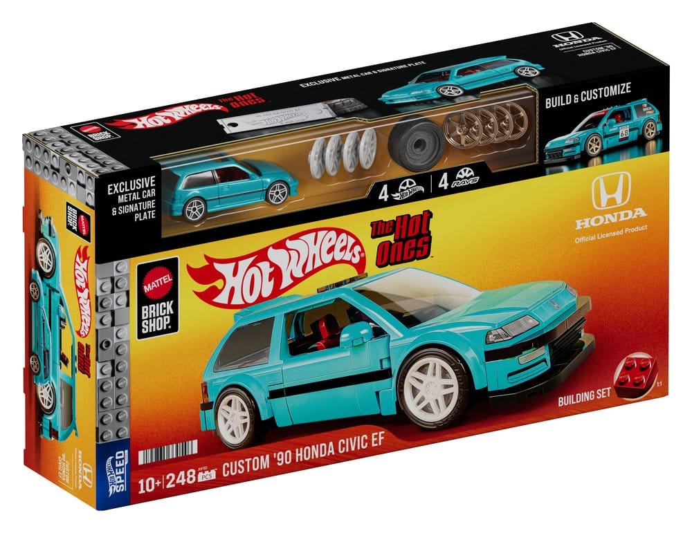 Hot Wheels Speed Series Mattel Brick Shop Bauset 1/32 Custom ’90 Honda Civic EF - Preorder - ETA: 17.07.2026