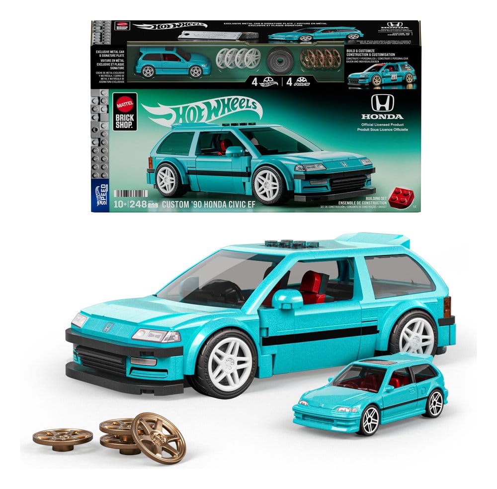 Hot Wheels Speed Series Mattel Brick Shop Bauset 1/32 Custom ’90 Honda Civic EF - Preorder - ETA: 17.07.2026