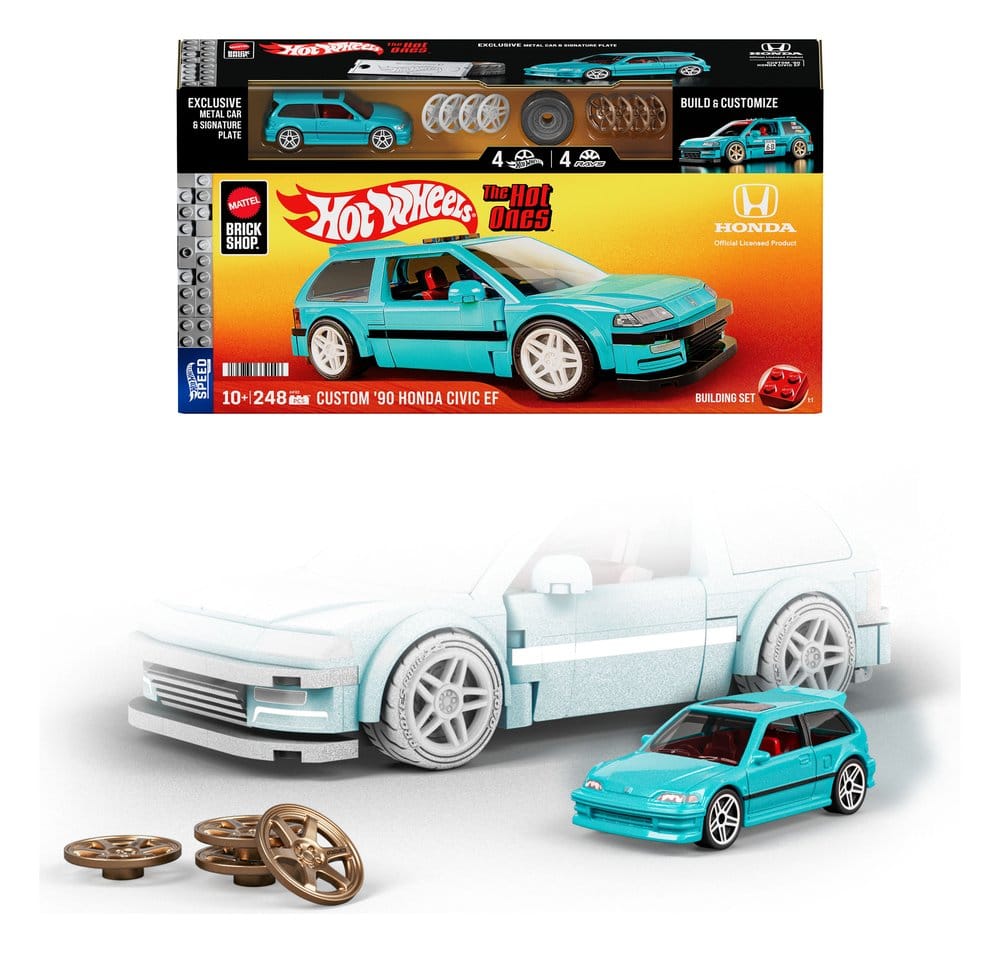 Hot Wheels Speed Series Mattel Brick Shop Bauset 1/32 Custom ’90 Honda Civic EF - Preorder - ETA: 17.07.2026
