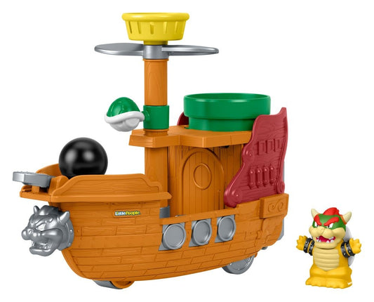 My Mario Little People Spielset Bowsers Luftschiff - Versand: 7 Tage nach Bestellung