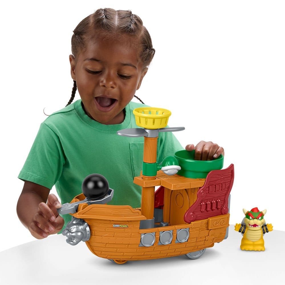My Mario Little People Spielset Bowsers Luftschiff - Versand: 7 Tage nach Bestellung